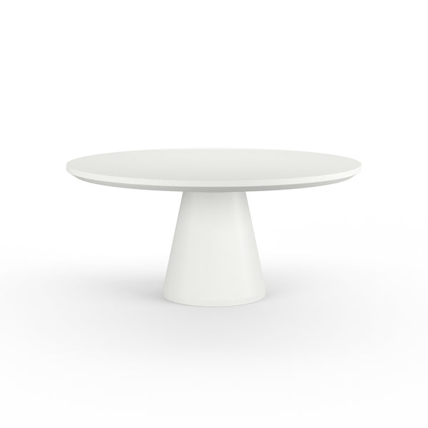 safavieh Pedestal Dining Table Bone Finish | Sunset West - SW6203-BRDT63