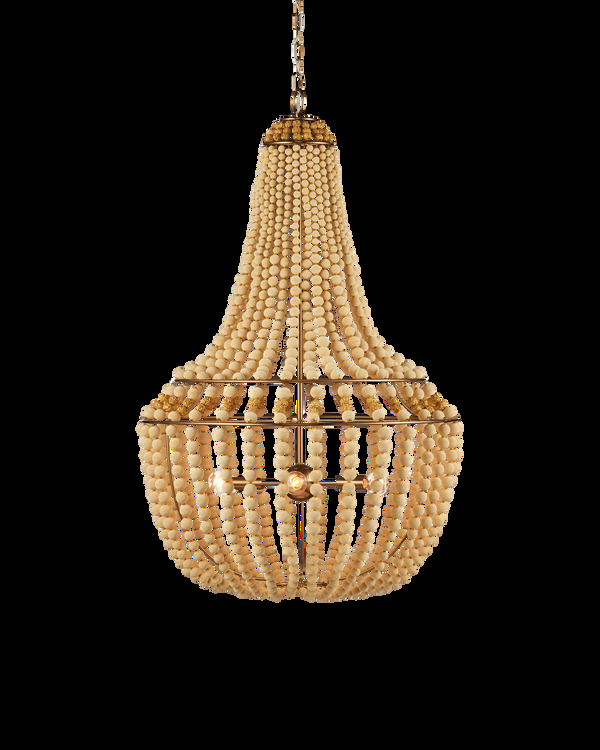 safavieh Penelope Beige Chandelier | Currey & Co - 9000-1231