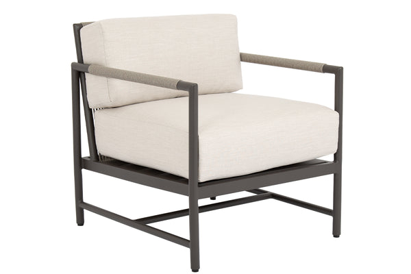 safavieh Pietra Club Chair in Echo Ash No Welt - Graphite | Sunset West - SW4601-21-EASH-STKIT