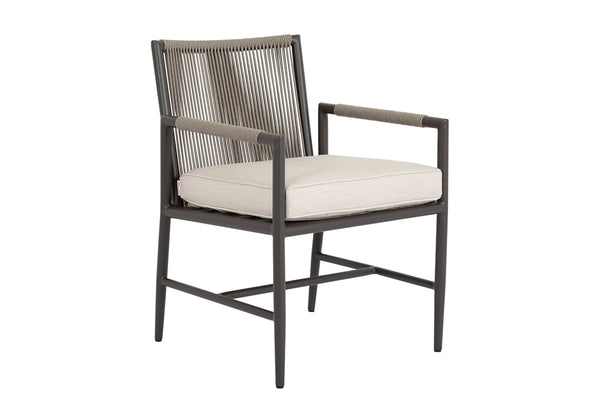 safavieh Pietra Dining Chair in Echo Ash No Welt - Graphite | Sunset West - SW4601-1-EASH-STKIT