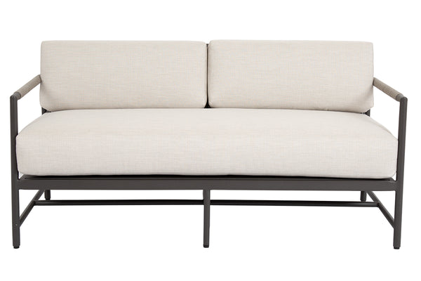 Safavieh Pietra Loveseat In Echo Ash No Welt - Graphite | Sunset West - SW4601-22-EASH-STKIT