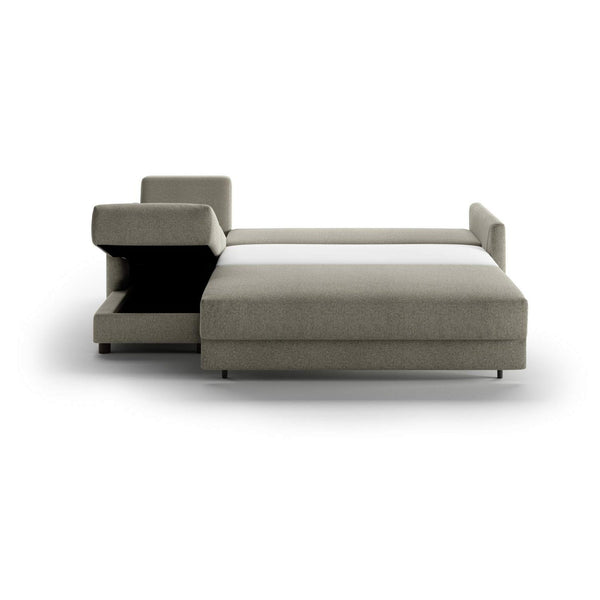 Safavieh Pint LHF Chaise Openable + RHF Loveseat Sleeper Rene 03 / 110/6 Walnut | Luonto Furniture - PINT-FO+BHY-RENE/03-110/6-WA