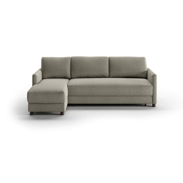 safavieh Pint LHF Chaise Openable + RHF Loveseat Sleeper Rene 03 / 110/6 Walnut | Luonto Furniture - PINT-FO+BHY-RENE/03-110/6-WA