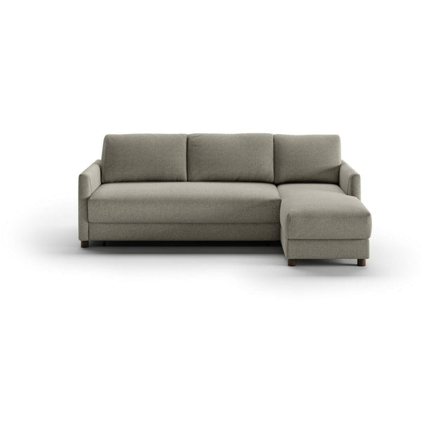 safavieh Pint LHF Loveseat Sleeper + RHF Chaise Openable Rene 03 - 110/6 Walnut | Luonto Furniture - PINT-BHY+FO-RENE/03-110/6-WA