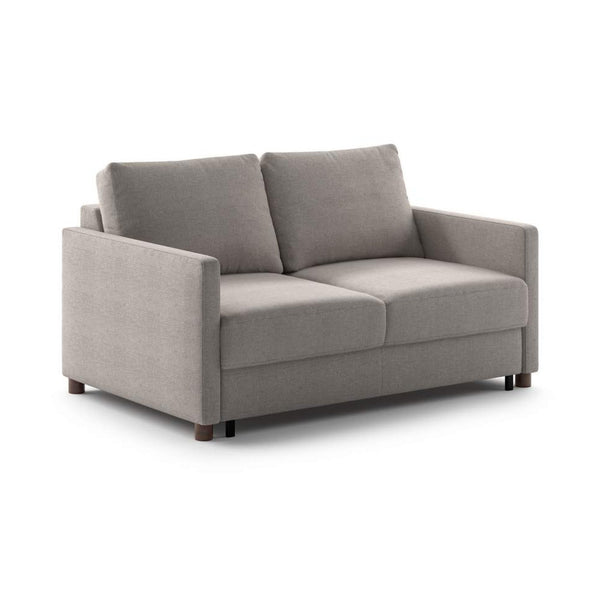 Safavieh Polar Full XL Loveseat Sleeper - Oasis 01 - 110/6 Walnut | Luonto Furniture - POLA-BLV-OASI/01-110/6-WA