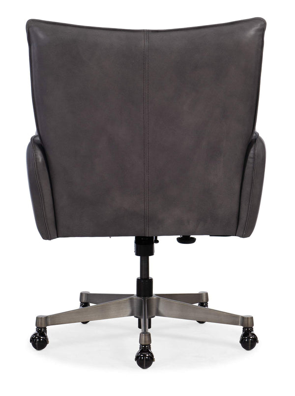 Safavieh Quinn Executive Swivel Tilt Chair - Grey | Hooker Furniture - EC426-095