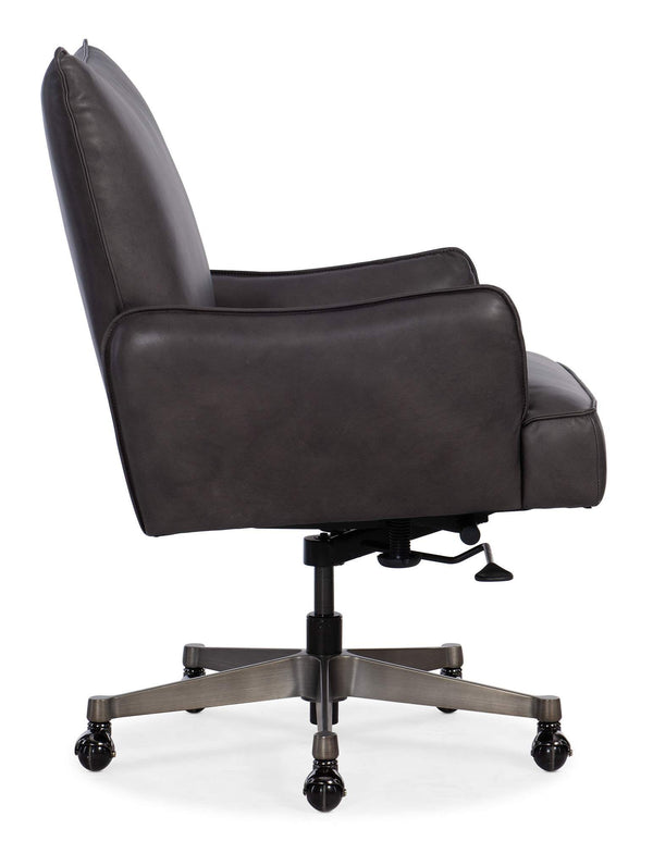 Safavieh Quinn Executive Swivel Tilt Chair - Grey | Hooker Furniture - EC426-095