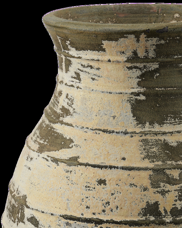 Safavieh Ragusa Large Antique White Urn - Ivory | Currey & Co - 2200-0060