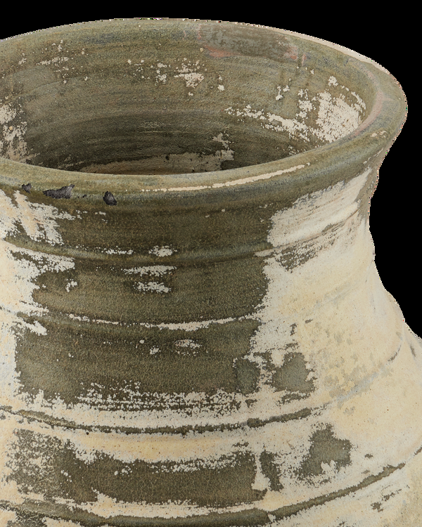 Safavieh Ragusa Large Antique White Urn - Ivory | Currey & Co - 2200-0060