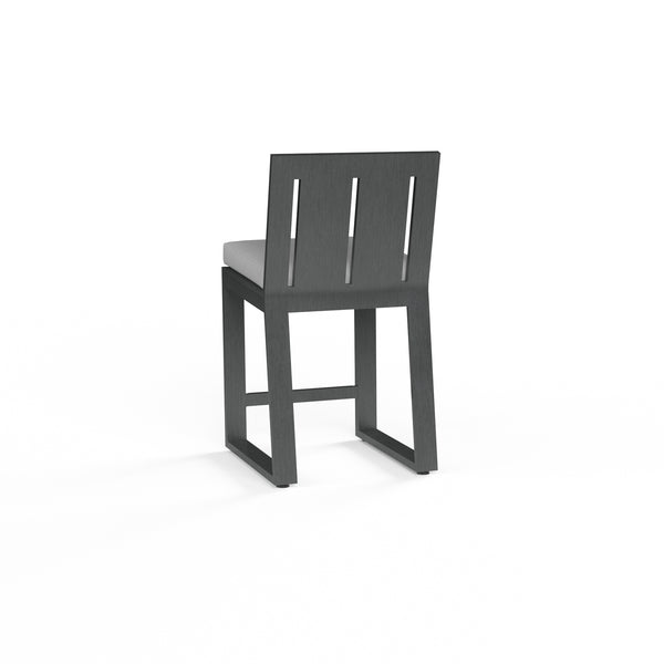 Safavieh Redondo Barstool In Cast Silver No Welt - Slate | Sunset West - SW3801-7B-SLVR-STKIT