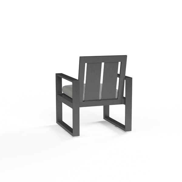 Safavieh Redondo Dining Chair In Cast Silver No Welt - Slate | Sunset West - SW3801-1-SLVR-STKIT