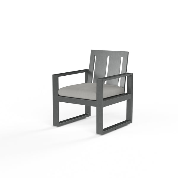 safavieh Redondo Dining Chair in Cast Silver No Welt - Slate | Sunset West - SW3801-1-SLVR-STKIT