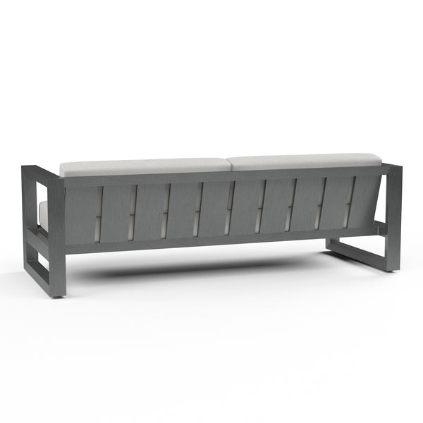 Safavieh Redondo Sofa In Cast Silver No Welt - Slate | Sunset West - SW3801-23-SLVR-STKIT