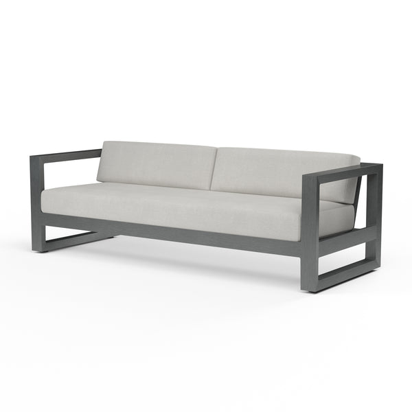 safavieh Redondo Sofa in Cast Silver No Welt - Slate | Sunset West - SW3801-23-SLVR-STKIT