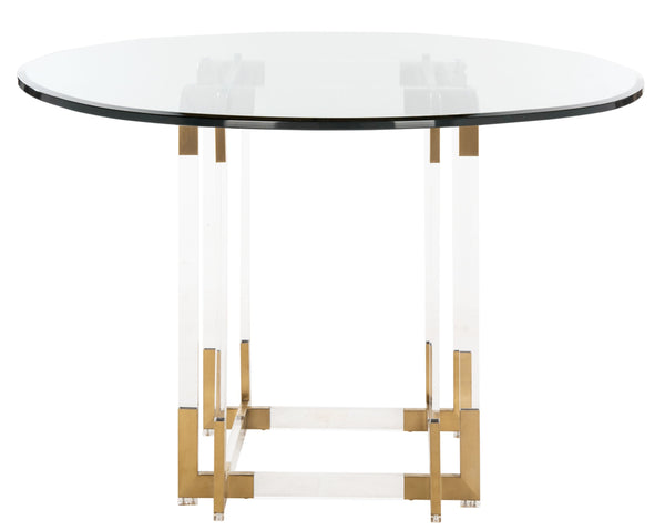 safavieh Reiner Round Acrylic Dining Table | Safavieh Couture - DUP1006