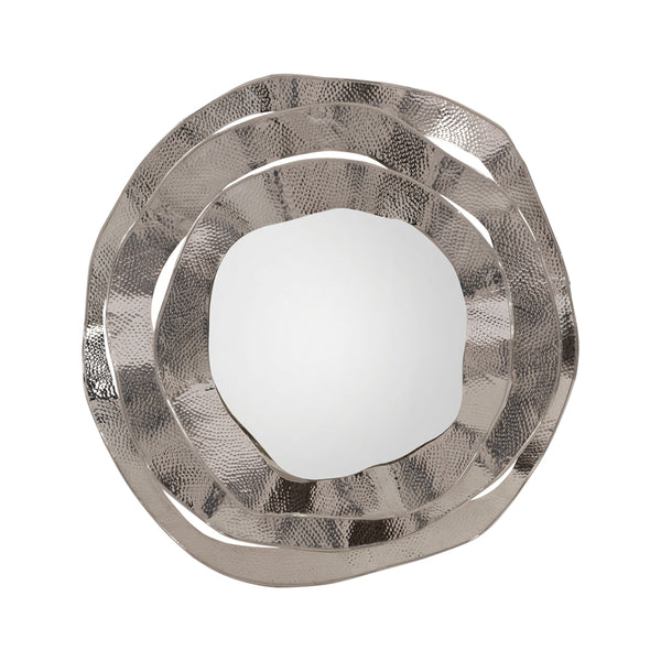 safavieh Ripple Frame Mirror In Nickel | John Richard - JRM-1141