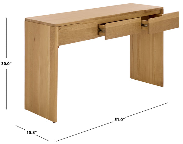 Safavieh Riverside Oak Wood Console Table | Safavieh Couture - SFV9762