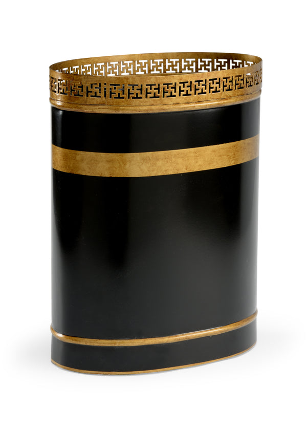 safavieh Robbins Wastebasket - Black | Chelsea House - 383464