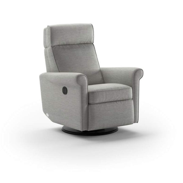 Safavieh Rolled Recliner - Power & Battery - Oliver 173 | Luonto Furniture - ROLL-AR-PWR-OLIV/173
