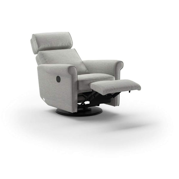Safavieh Rolled Recliner - Power & Battery - Oliver 173 | Luonto Furniture - ROLL-AR-PWR-OLIV/173