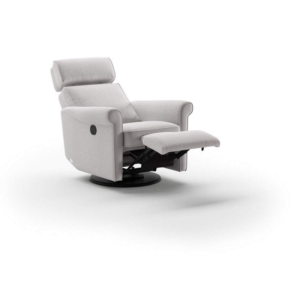 Safavieh Rolled Recliner - Power & Battery - Rene 01 | Luonto Furniture - ROLL-AR-PWR-RENE/01