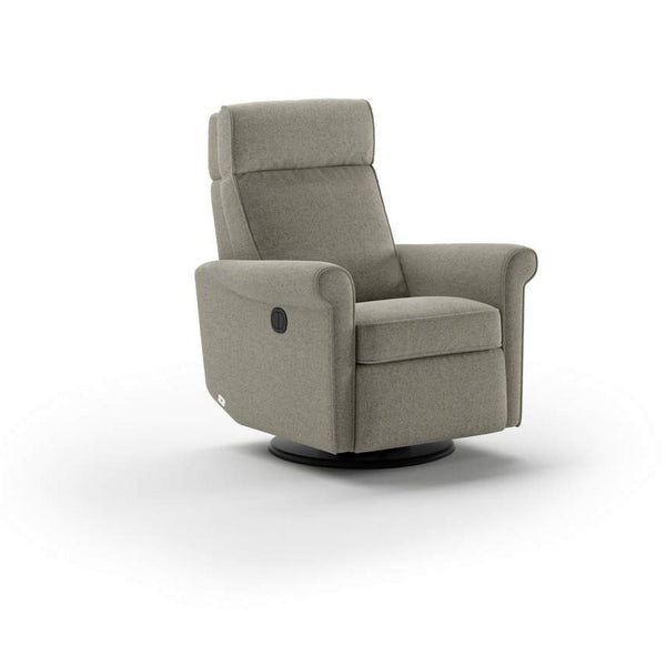 Safavieh Rolled Recliner - Power & Battery - Rene 03 | Luonto Furniture - ROLL-AR-PWR-RENE/03