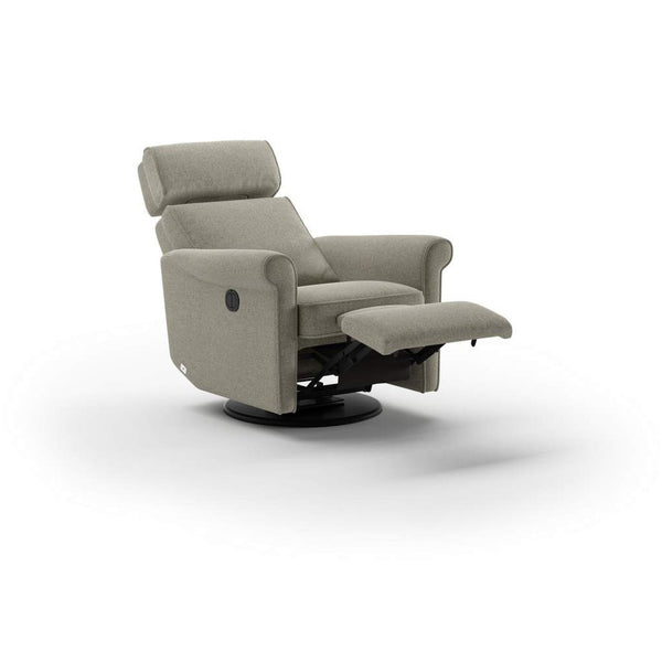 Safavieh Rolled Recliner - Power & Battery - Rene 03 | Luonto Furniture - ROLL-AR-PWR-RENE/03