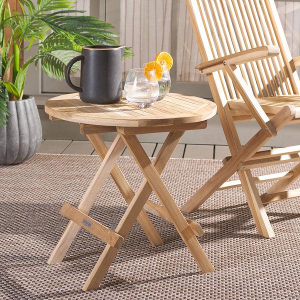 Safavieh Rory Teak Folding Round Table | Safavieh – PAT6603