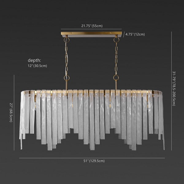 Safavieh Rosalana Glass Chandelier | Safavieh Couture – CTL1042