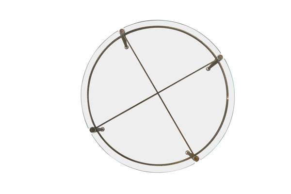 Safavieh Round Glass Top Cocktail Table | Century Furniture - CAA-603