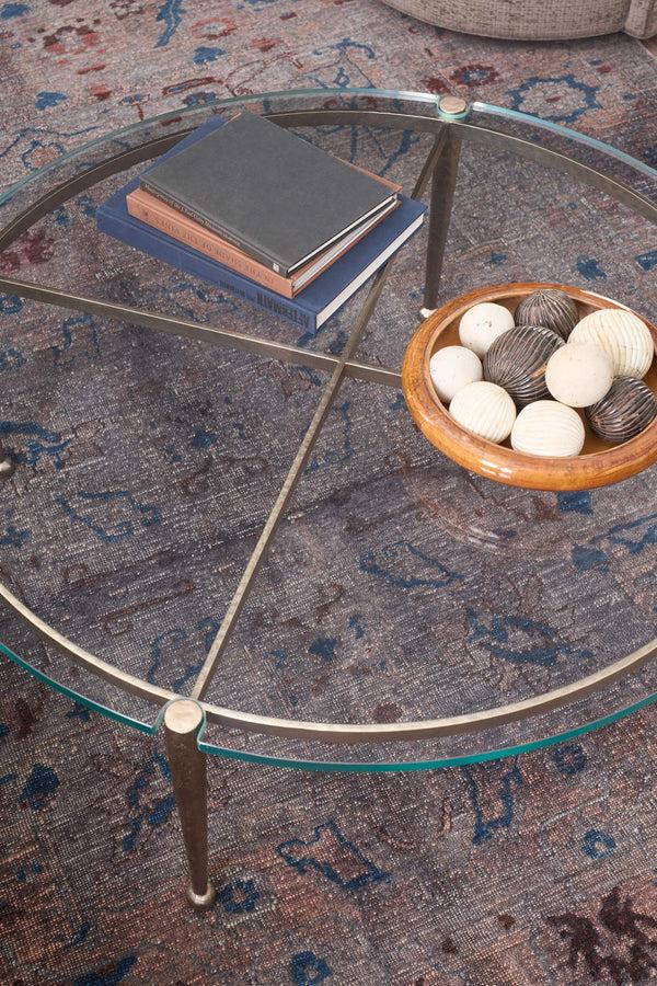 Safavieh Round Glass Top Cocktail Table | Century Furniture - CAA-603