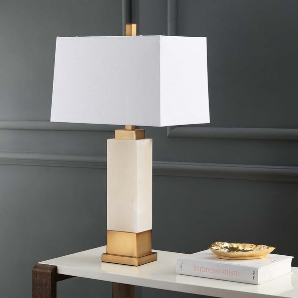 Safavieh Rozella Alabaster 29.5 Inch H Table Lamp | Safavieh - TBL4006