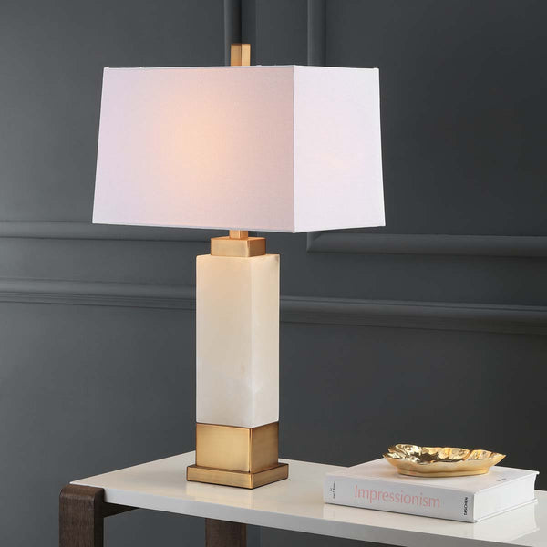 Safavieh Rozella Alabaster 29.5 Inch H Table Lamp | Safavieh - TBL4006
