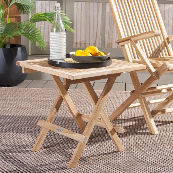 Safavieh Saba Teak Folding Square Table | Safavieh – PAT6602