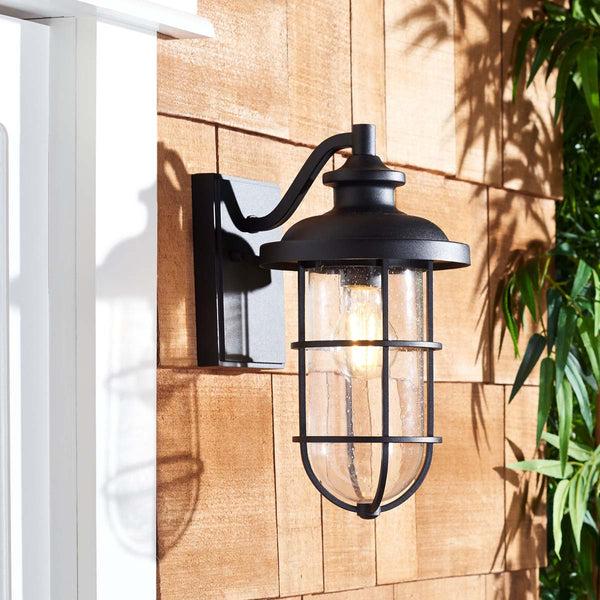 Safavieh Safavieh Adelle Outdoor Wall Sconce - Black (Set Of 2)