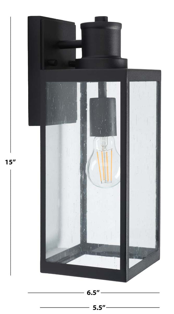 Safavieh Safavieh Agni Outdoor Wall Sconce - Black (Set Of 2)