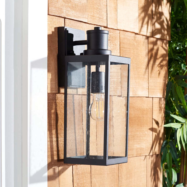 Safavieh Safavieh Agni Outdoor Wall Sconce - Black (Set Of 2)