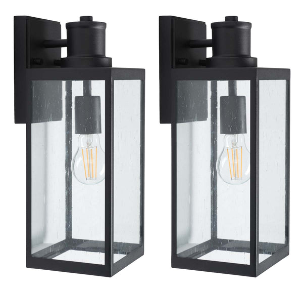 safavieh Safavieh Agni Outdoor Wall Sconce - Black (Set of 2)