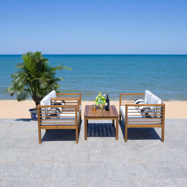 Safavieh Safavieh Alda 4 Pc Living Set - Natural / Beige