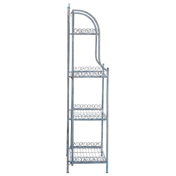 Safavieh Safavieh Amaris Wrought Iron? 4 Tier Outdoor Bakers Rack - Mossy Blue