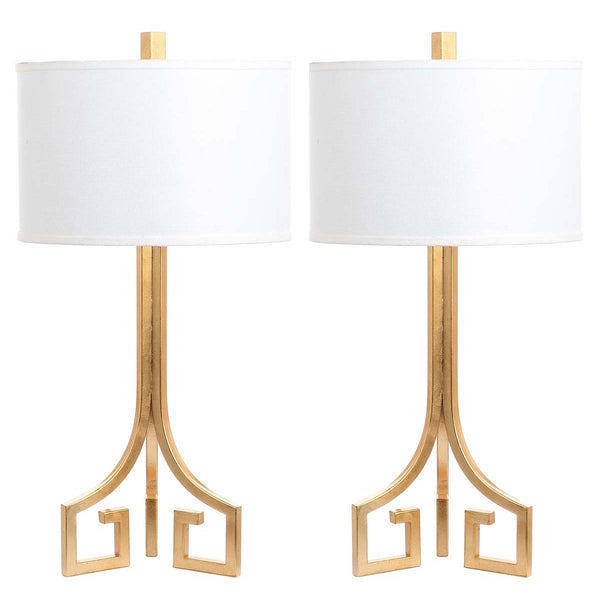 safavieh Safavieh Arabelle Hardback 27.5 Inch H Table Lamp-Gold (Set of 2)