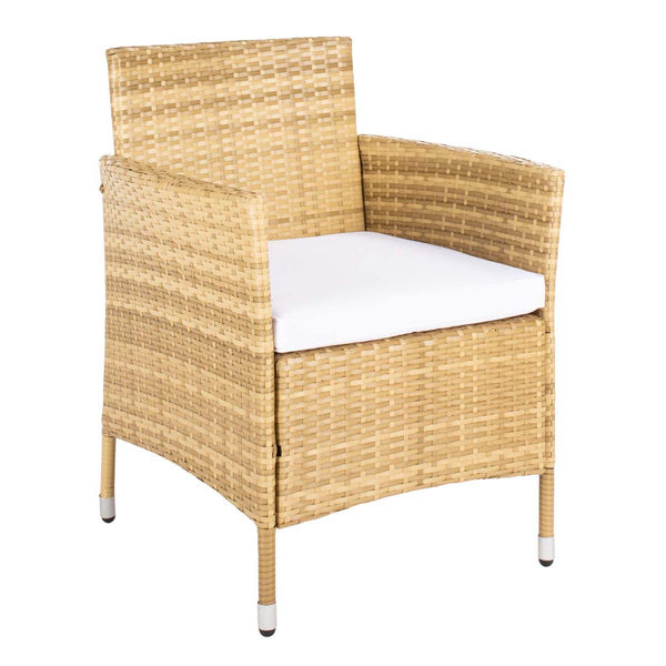 Safavieh Safavieh Bandele 4 Piece Living Set - Natural / White