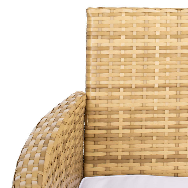 Safavieh Safavieh Bandele 4 Piece Living Set - Natural / White