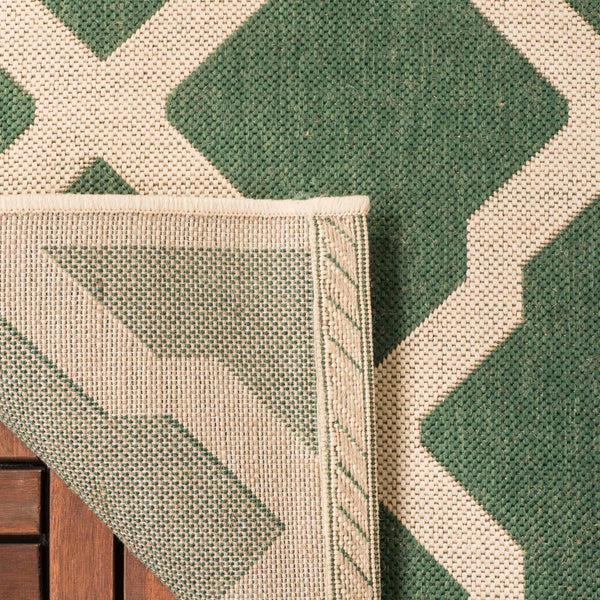 Safavieh Safavieh Beach House Rug BHS122Y - Green / Creme