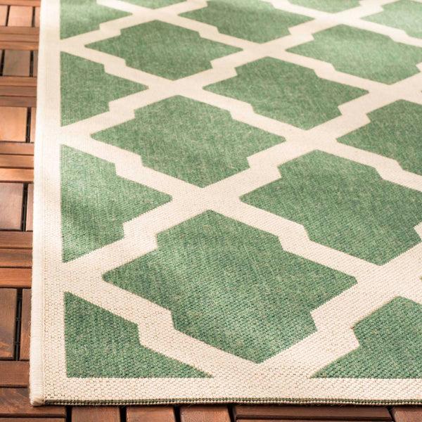 Safavieh Safavieh Beach House Rug BHS122Y - Green / Creme