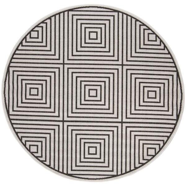 Safavieh Safavieh Beach House Rug BHS123A - Light Grey / Charcoal
