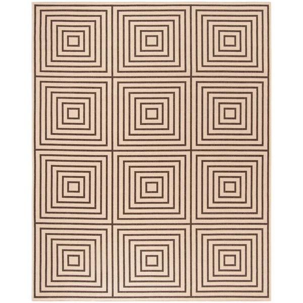 Safavieh Safavieh Beach House Rug BHS123U - Creme / Brown