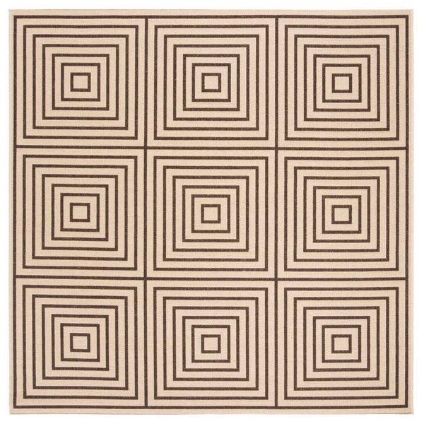 safavieh Safavieh Beach House Rug BHS123U - Creme / Brown