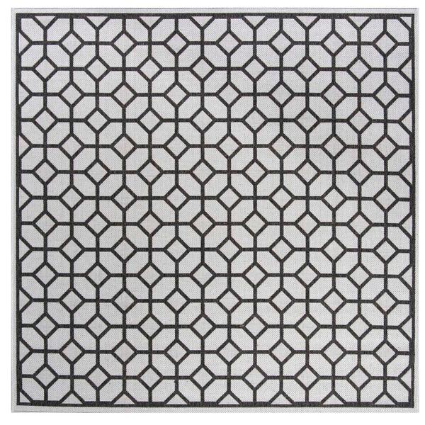 Safavieh Safavieh Beach House Rug BHS127A - Light Grey / Charcoal