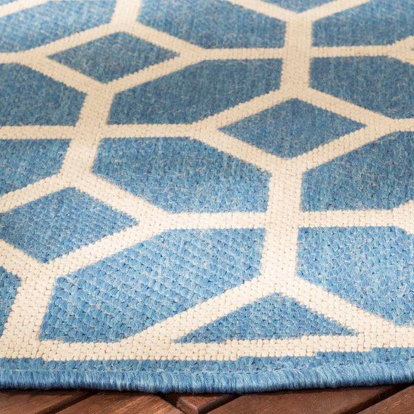 Safavieh Safavieh Beach House Rug BHS127M - Blue / Creme